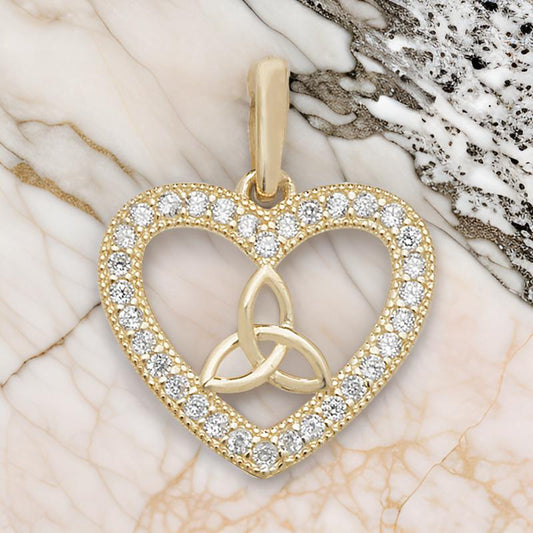 9ct Celtic Heart Pendant