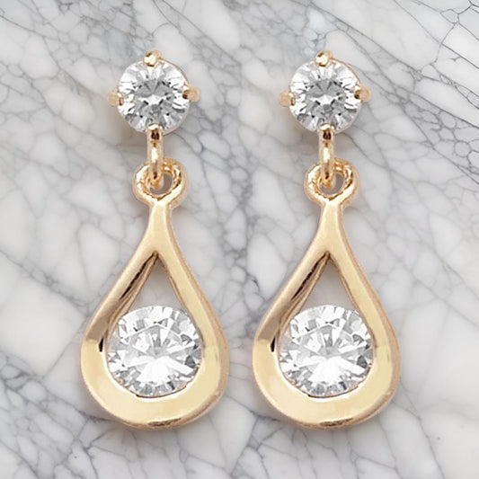 9CT Gold Small Drop Earrings