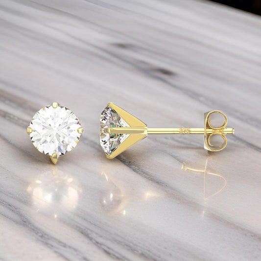 9CT CZ 5mm Studs