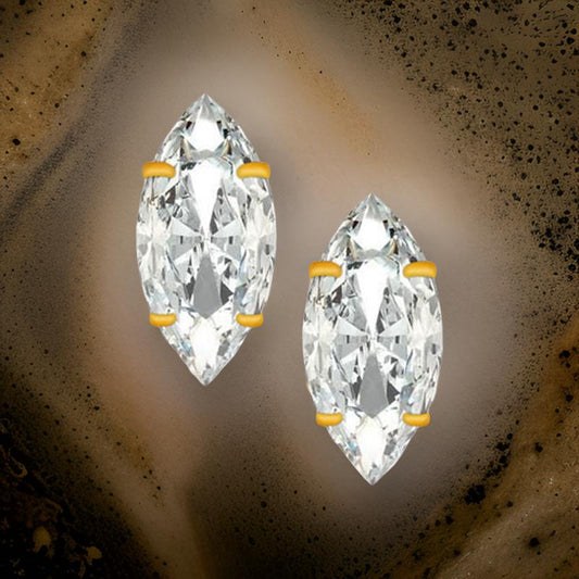 9CT Marquise Earrings