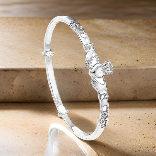 Celtic Claddagh Bangle/bracelet