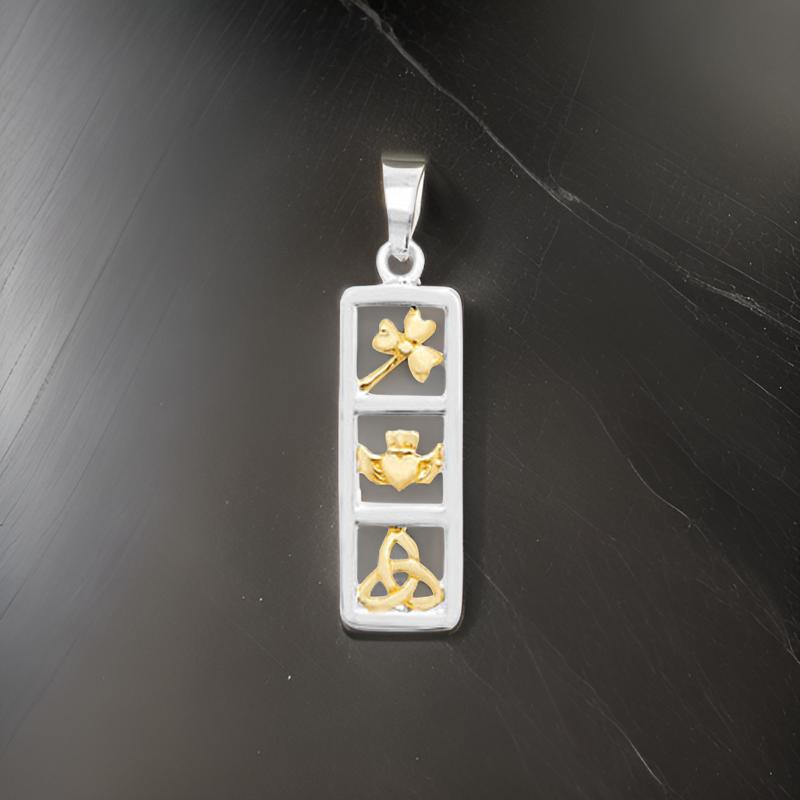 Two-Tone Celtic Pendant